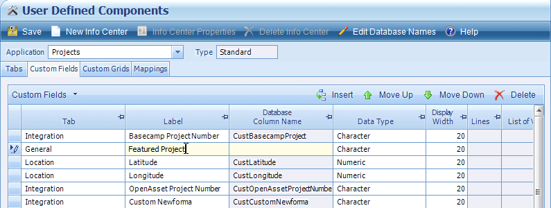 Deltek Vision Tool Create And Edit Custom Fields Knowledge Architecture 9717